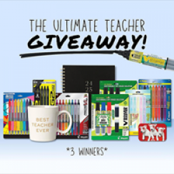 Pilot Pen Teachers Sweepstakes prize ilustration