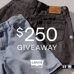 Tanger Outlets x Levis Factory Sweeps prize ilustration