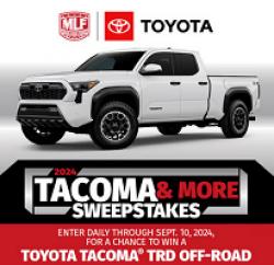 MLF Toyota Tacoma Off-Road Sweeps prize ilustration