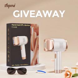 AOPVUI IPL Hair Removal Device Giveaway prize ilustration