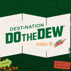 Mountain Dew x Thrillist Sweepstakes prize ilustration