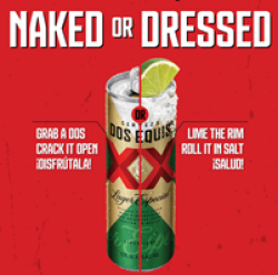 Dos Equis Naked or Dressed Sweepstakes prize ilustration